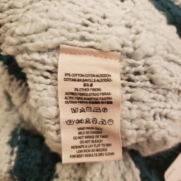 NWT Free People XS Freebird Knit V Neck Sweater Stripped - Picture 7 of 7